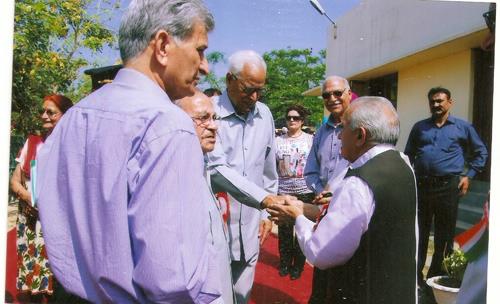 Sh. N.N Vohra, His Excellency, The Governor of J&K State, Visiting the BALGRAN On Annual Day Function of Bal Bharti Public School. on 17/4/2012