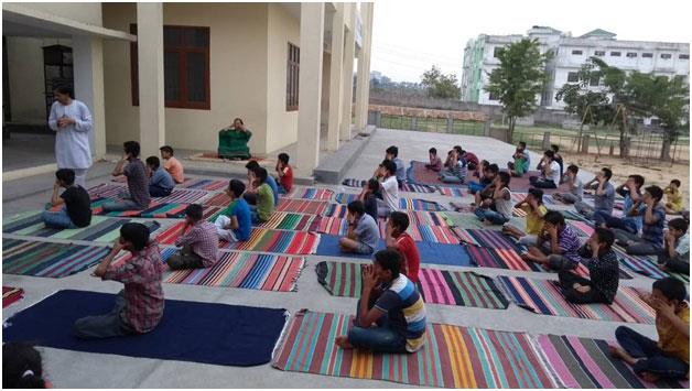 Inmates attending Yoga training Camp 2017 at Balgran
