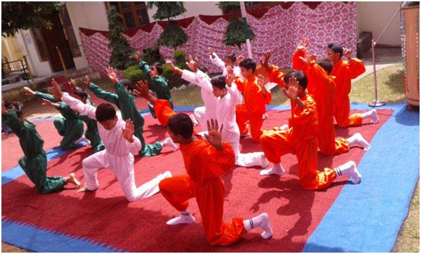 Inmates performing a cultural programme on Independence day 2017.